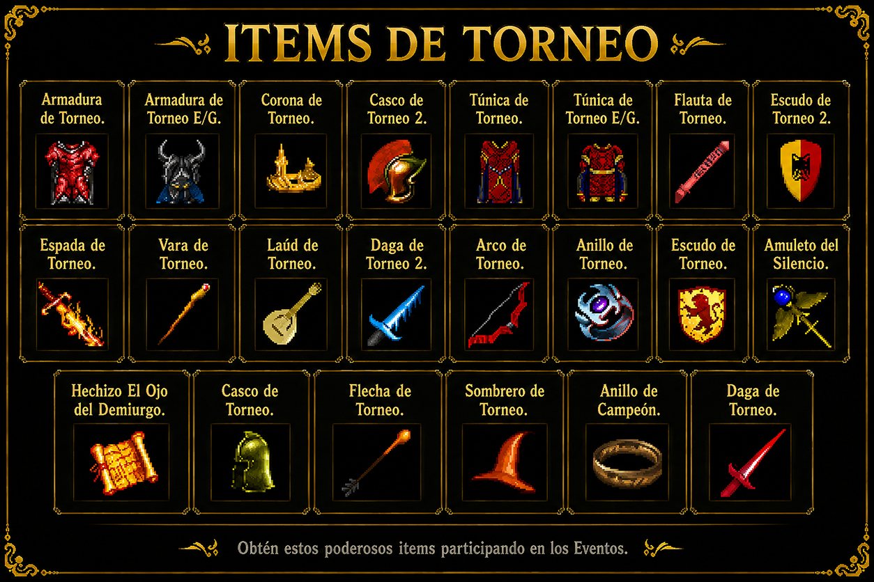 Ítems de Torneo Amigos AO